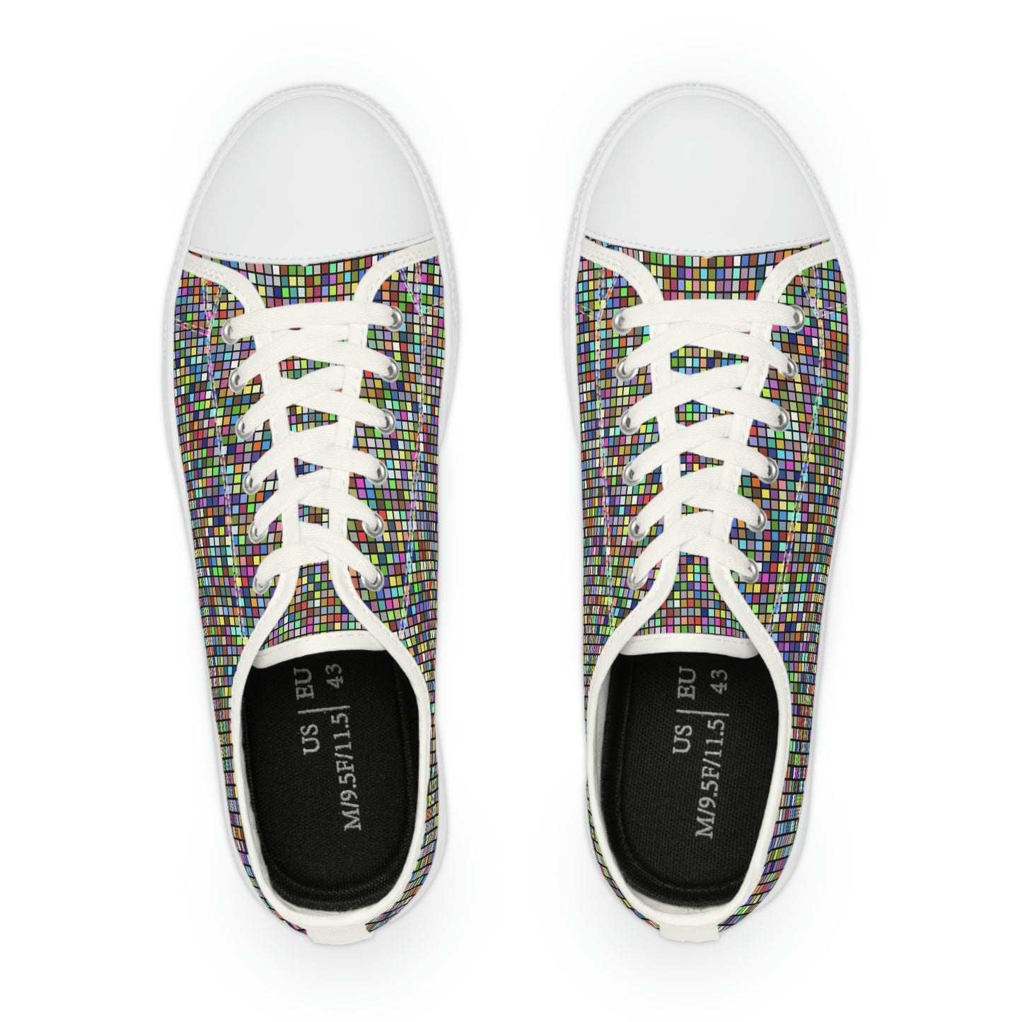 Ableton Color Picker Men's Low Top Sneakers