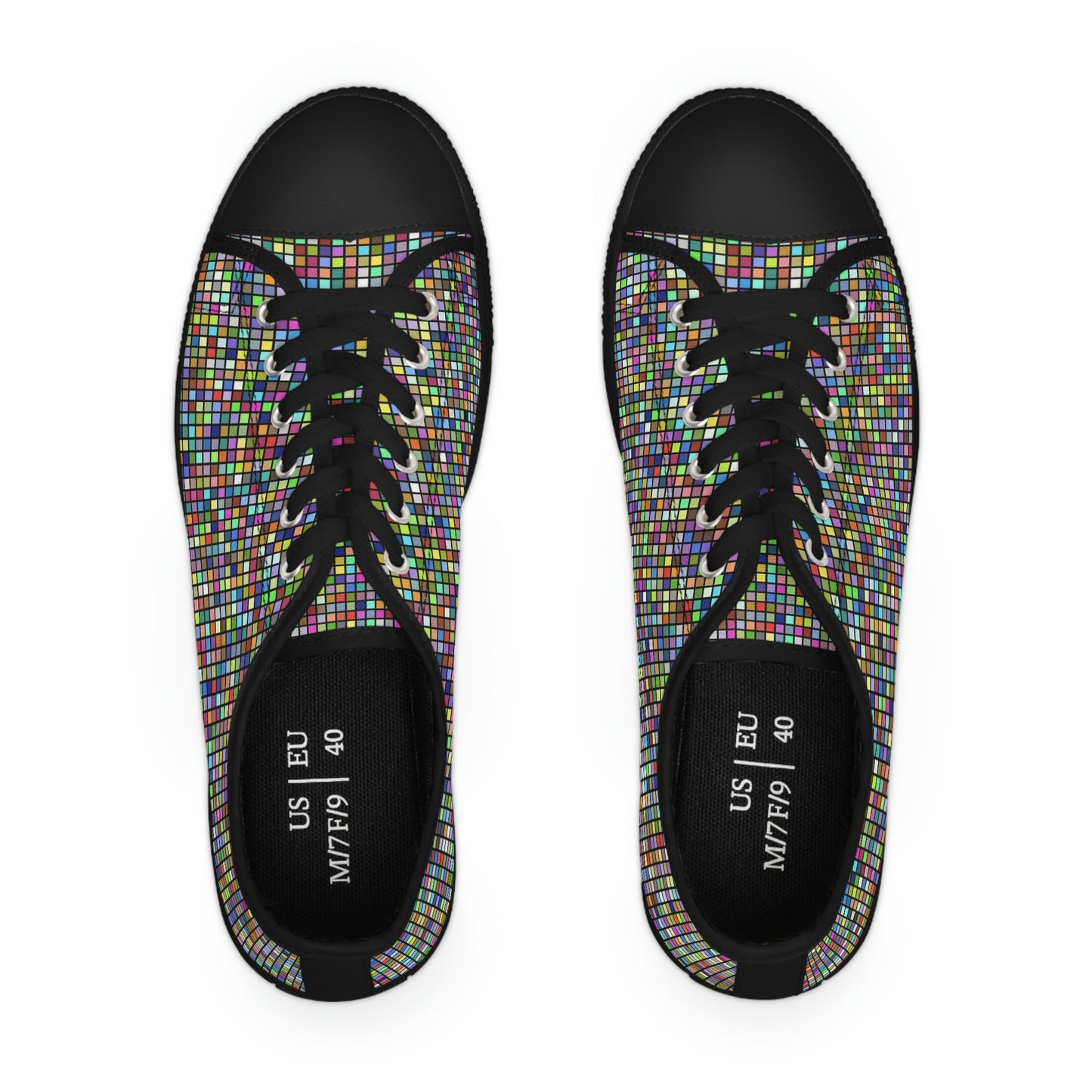 Ableton Color Picker Women's Low Top Sneakers