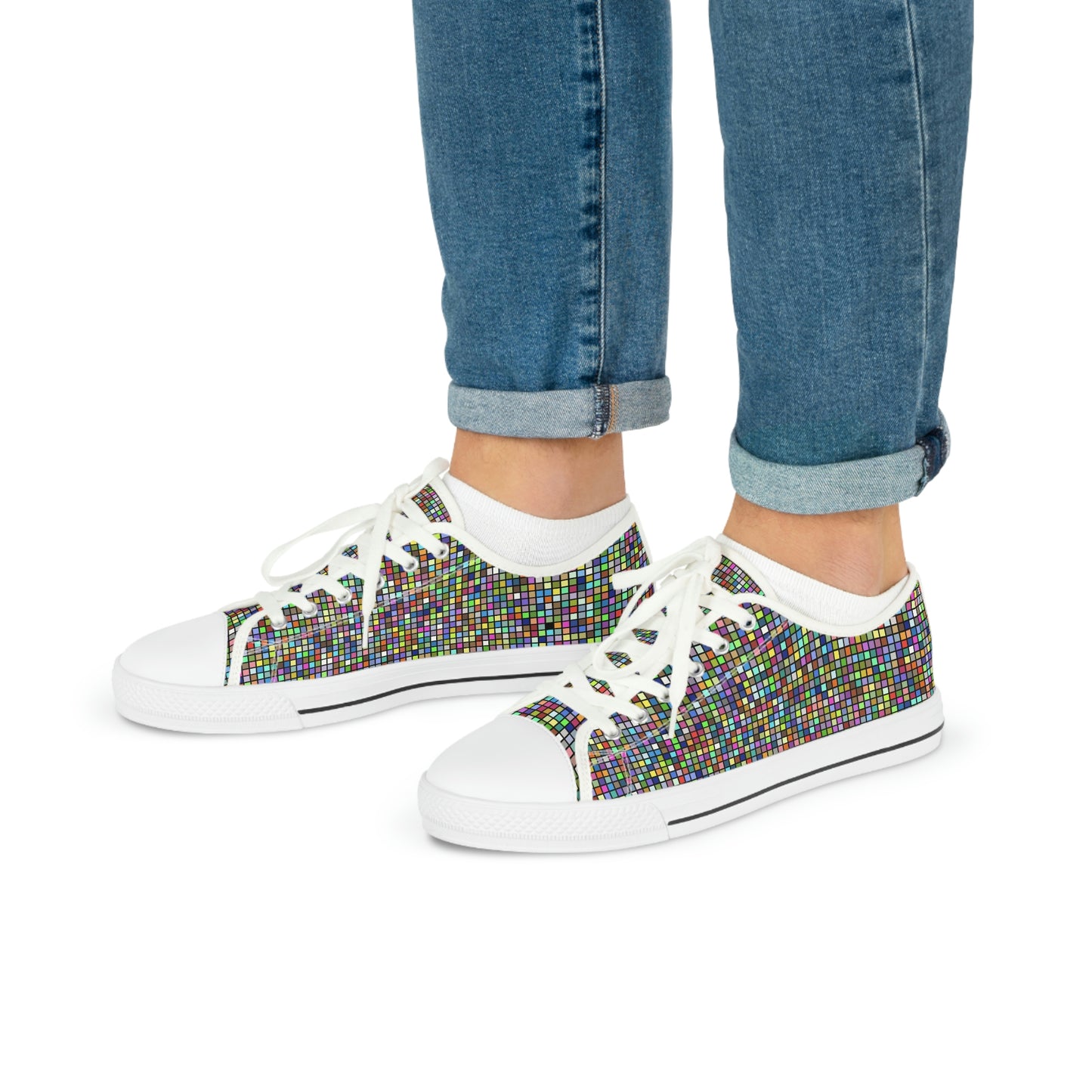 Ableton Color Picker Men's Low Top Sneakers